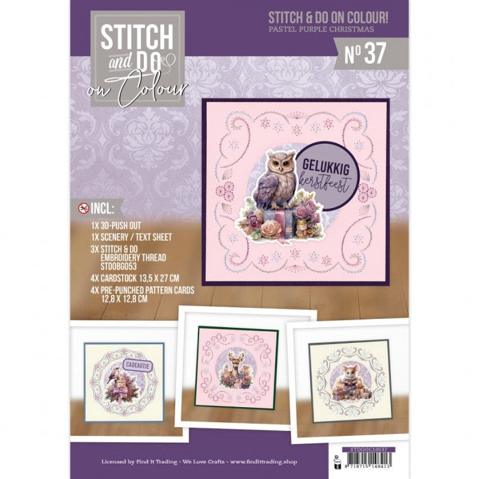 Stitch and do on Colour 37 - Pastel Purple Christmas (STDOOC10037)