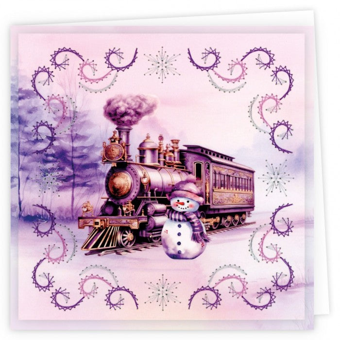 Stitch and Do Cards 5 - Berries Beauties - Purple Christmas (STDOPP005)