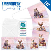 Stitch and Do Cards 17 - Berries Beauties - Pastel Purple Christmas (STDOPP017)