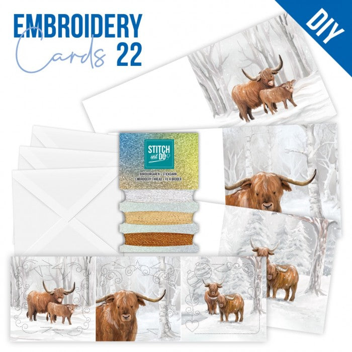 Stitch and Do Cards 22 - Berries Beauties - Sturdy Winter (STDOPP022)