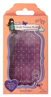 Studio Light Acrylic stamping block Essentials nr.06 GOR-ES-ASB06 65x100mm*