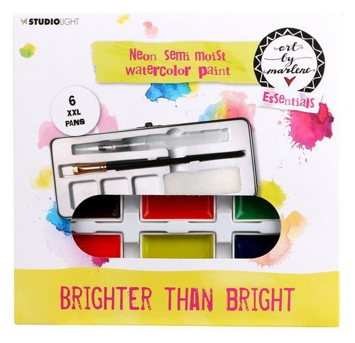 Studio Light  Aquarelset Watercolor Art By Marlene Neon 200x80mm nr.03 WCBM03
