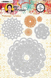 Studio Light Art By Marlene Embossing Die Cut Stencil A. Arabia nr.10 STENCILBM10 103x150mm (AFGEPRIJSD)