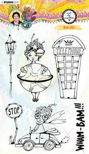 Studio Light By Marlene Clear Stamp Marlene's World nr.66 STAMPBM66 A5 (AFGEPRIJSD)