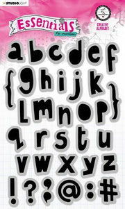 Studio Light By Marlene Cling Stamp Essentials Alphabet nr.17 (ABM-ES-STAMP17) A5 (AFGEPRIJSD)