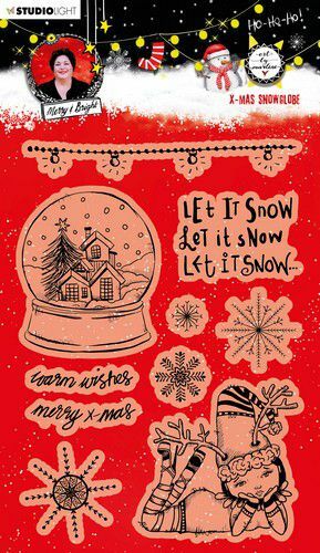 ABM Clear Stamp Christmas Snow Globe Essentials 148x210x1mm 1 PC nr.83