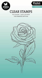 Studio Light Clear Stamp Single rose Essentials nr.693 SL-ES-STAMP693 79x128mm *