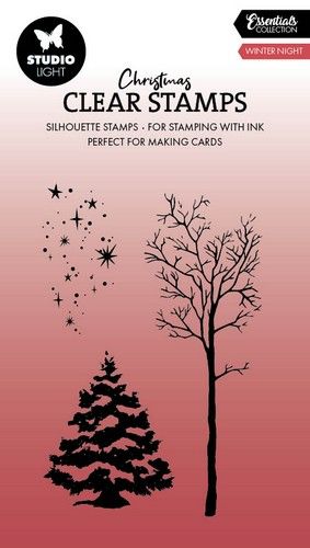Studio Light Clear Stamp Winter night Essentials nr.711 SL-ES-STAMP711 60x91x3mm *