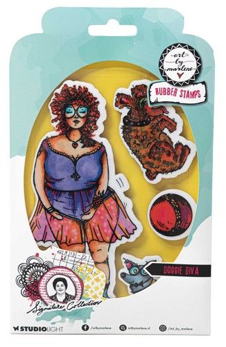 Studio Light Cling Stamp Doggie diva Signature Coll. nr.701 ABM-SI-STAMP701 120x170x5mm *