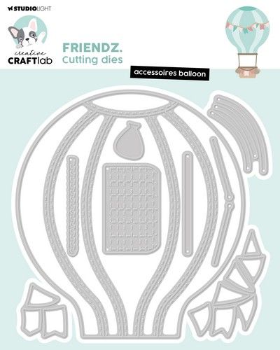 Studio Light Cutting Die Accessoires balloon Friendz nr.765 CCL-FR-CD765 125x127x1mm *