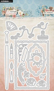 Studio Light Cutting dies Art elements V. Diaries nr.814 SL-VD-CD814 96x147mm (117018/0753) *