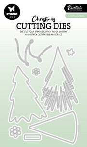 Studio Light Cutting Dies Christmas trees Essentials nr.844 SL-ES-CD844 105x148mm *