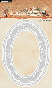 Studio Light Cutting Dies Oval leaf wreath Everl. Autumn nr.880 SL-EA-CD880 105x148x1mm *