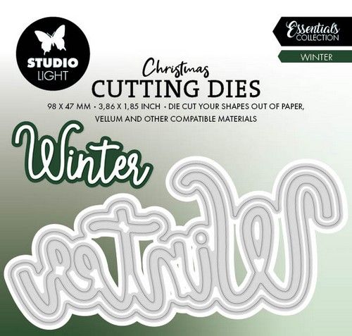 Studio Light Cutting Dies Winter Essentials nr.865 SL-ES-CD865 98x47x1mm *