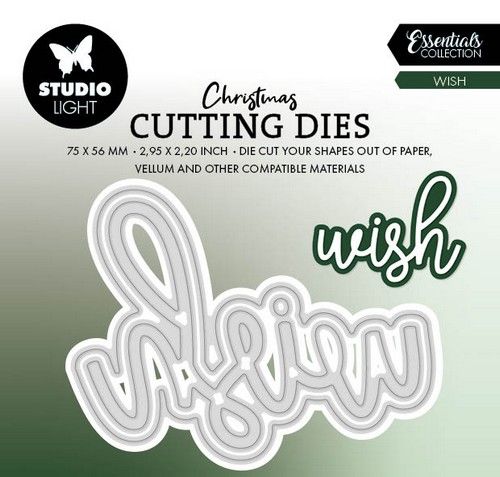 Studio Light Cutting Dies Wish Essentials nr.863 SL-ES-CD863 75x56x1mm *