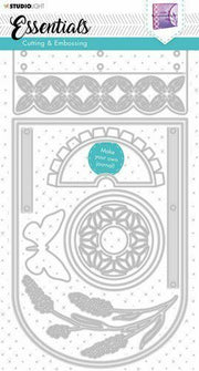 Studio Light Cutting & Emb. Die Journal Essentials nr.382 STENCILSL382 143x292mm