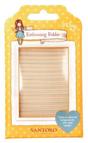 Studio Light Embossing Folder Stripes Gorjuss Essent. nr.18 GOR-ES-EMB18 70x100mm *