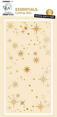 Studio Light Hot Foil Cutting Die Slimline starry night Ess. nr.13 CCL-ES-HFCD13 210x105x1mm *