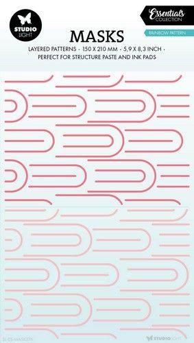 Studio Light Mask Rainbow pattern Essentials nr.276 SL-ES-MASK276 150x210mm (117018/0775) *
