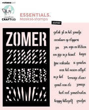 Studio Light Mask & stamps Zomer Essentials nr.08 CCL-ES-MST08 150x163mm *