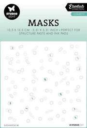 Studio Light Mask Stencil Confetti Essentials nr.263 SL-ES-MASK263 135x135x1mm *