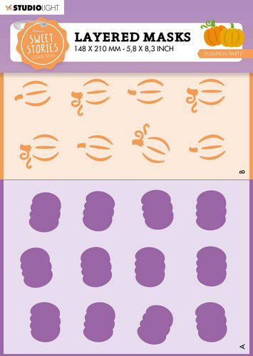 Studio Light Mask Sweet Stories nr.243 SL-SS-MASK243 150x210mm*