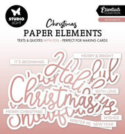 Studio Light Paper Elements Rosegold Sentiments Essentials nr.14 SL-ES-PE14 140x150x2mm *