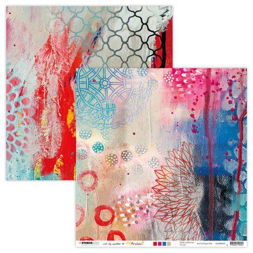 Studio Light Scrap ArtBy Marlene Scrap Artsy Arabia 304x304mm nr.02 SCRAPBM02 304x304 mm