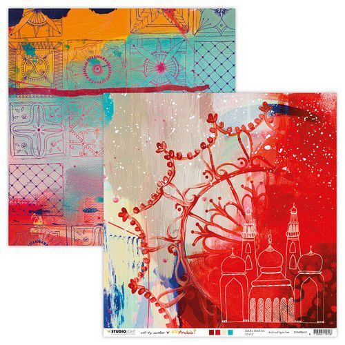 Studio Light Scrap ArtBy Marlene Scrap Artsy Arabia 304x304mm nr.03 SCRAPBM03 304x304 mm