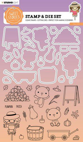 Studio Light Stamp & Cutting Die Sweet Stories nr.73 SL-SS-SCD73 152x220mm*