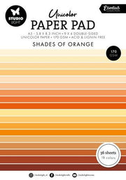 Studio Light Unicolor paper pad Shades of orange Essent. nr.232 SL-ES-UPP232 148x210x8mm *