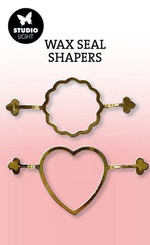 Studio Light Wax Shapers Scallop & heart Essentials Tools nr.22 SL-ES-WAX22 110x171mm *