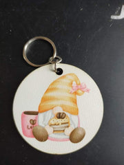 Sleutelhanger - 5cm - Rondje met gaatje - sublimatie  (Li111)