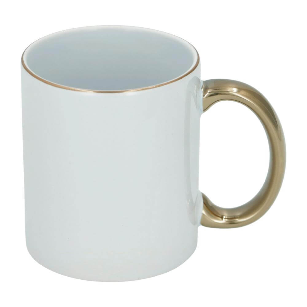 Sublimatie Mok 11oz - Gouden rand & handvat (SPM.082.096.070)