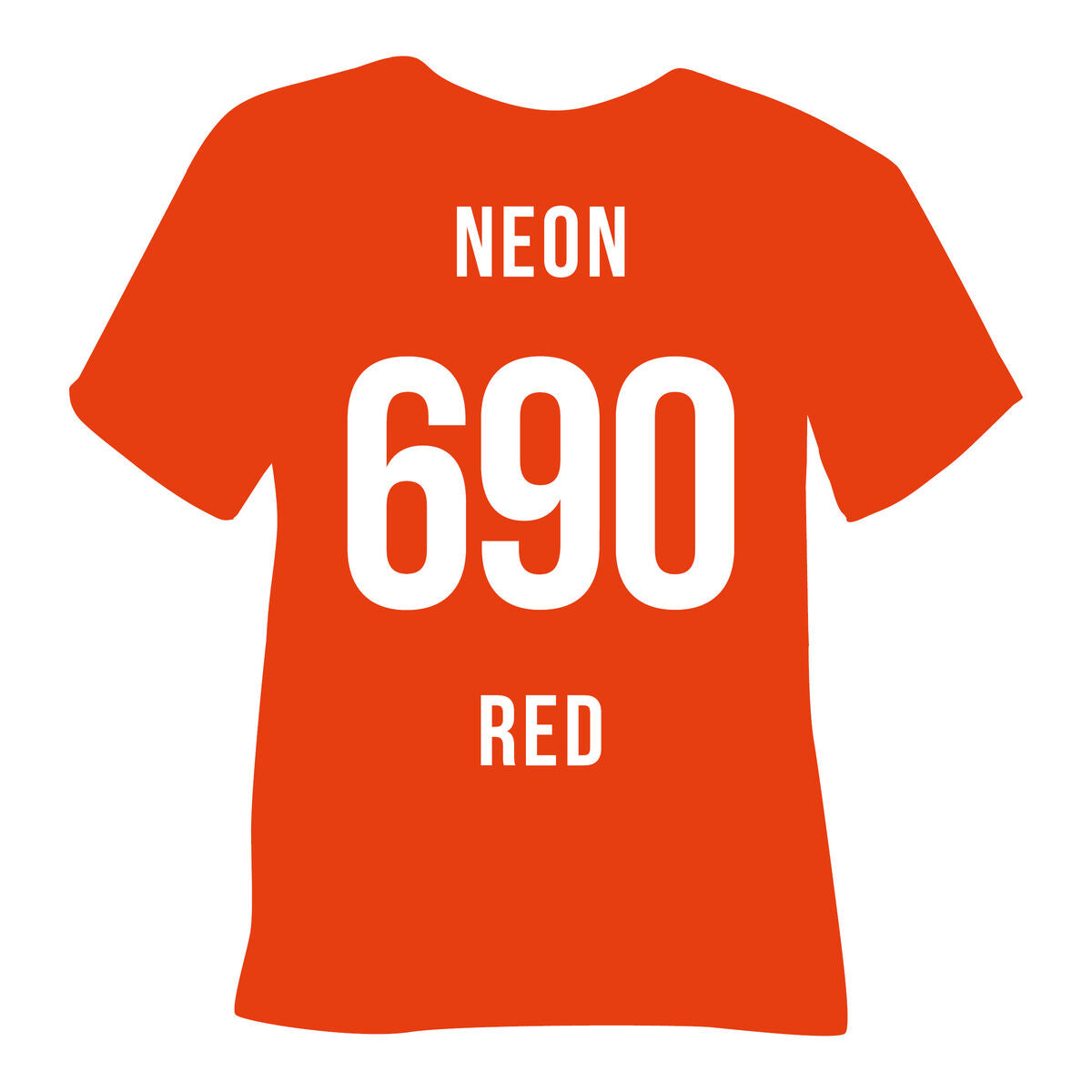 POLI-FLEX PREMIUM Flexfolie DIN A4 Neon-Red (690)