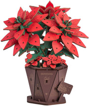 Robotime Kerstster (Poinsettia) (TF001)