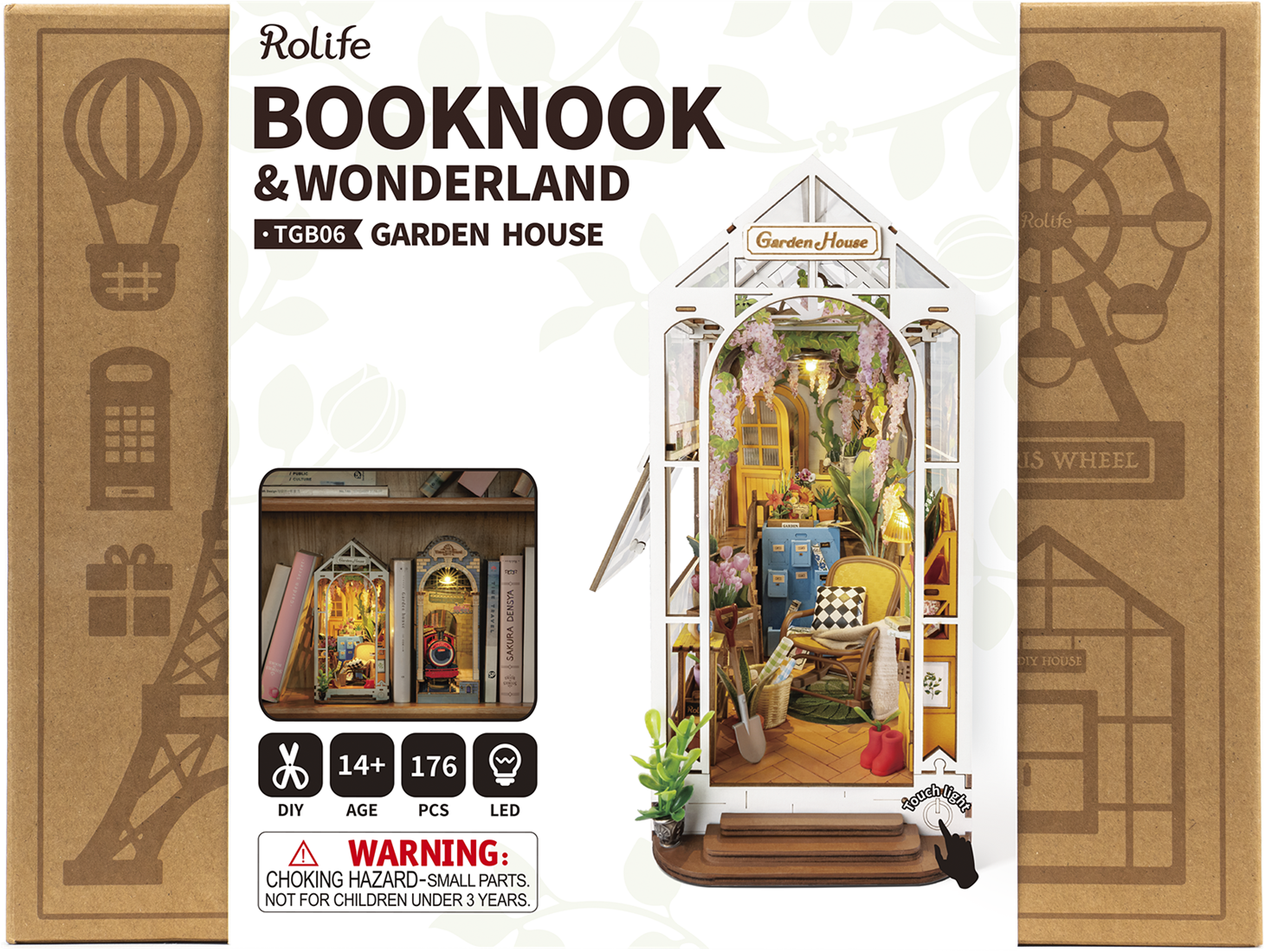 Robotime Book Nook Garden House (TGB06)