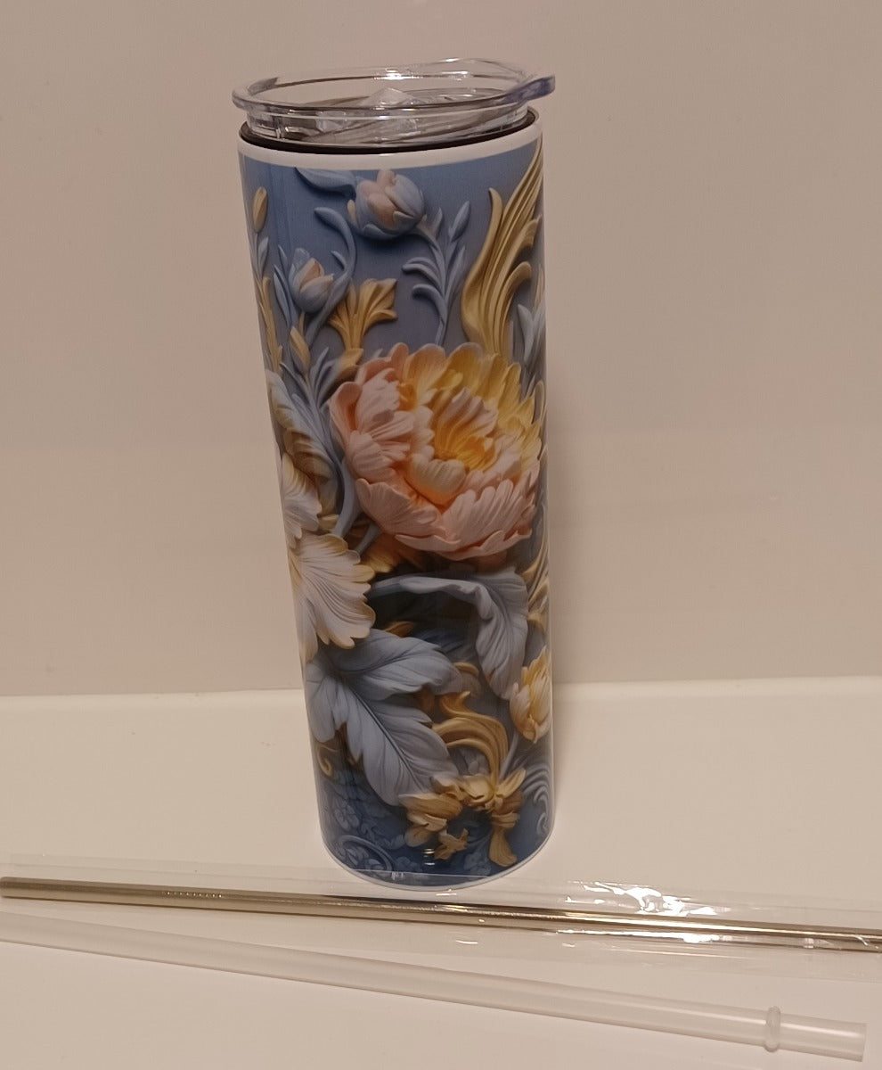 Sublimatie Thumbler van RVS 590 ml / 20oz - Wit (Thumbler)