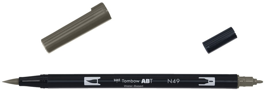 Tombow ABT dubbele brushpen Warm Gray 8 ABT-N49*