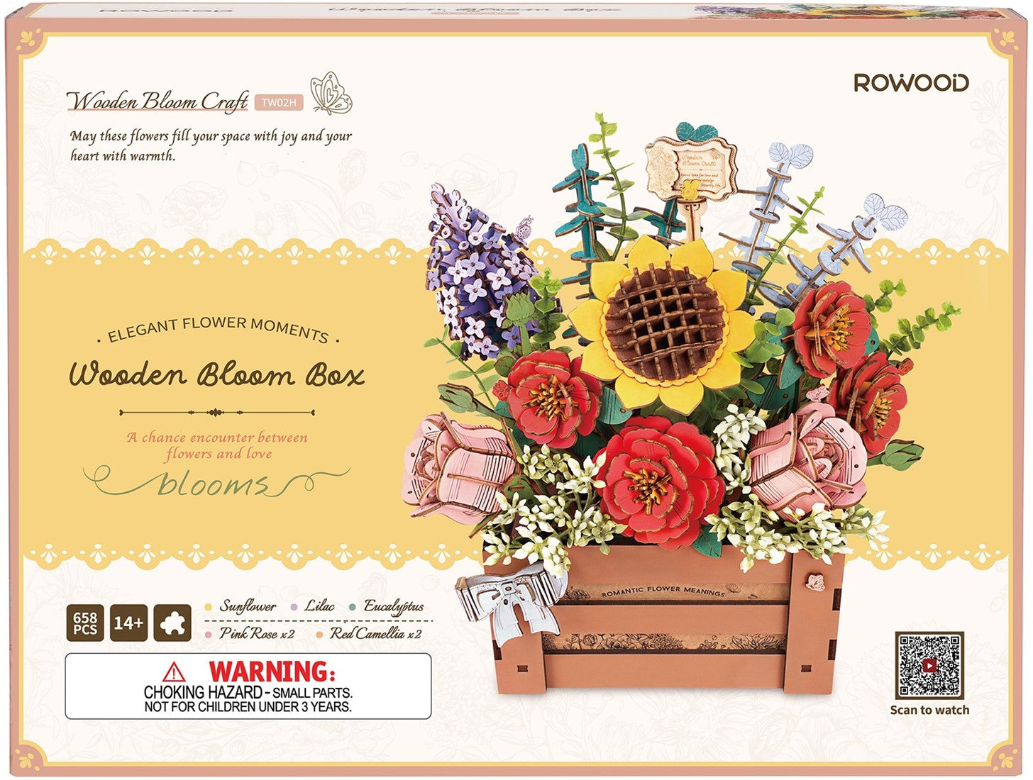 Robotime Wooden Bloom Box (TW02H)