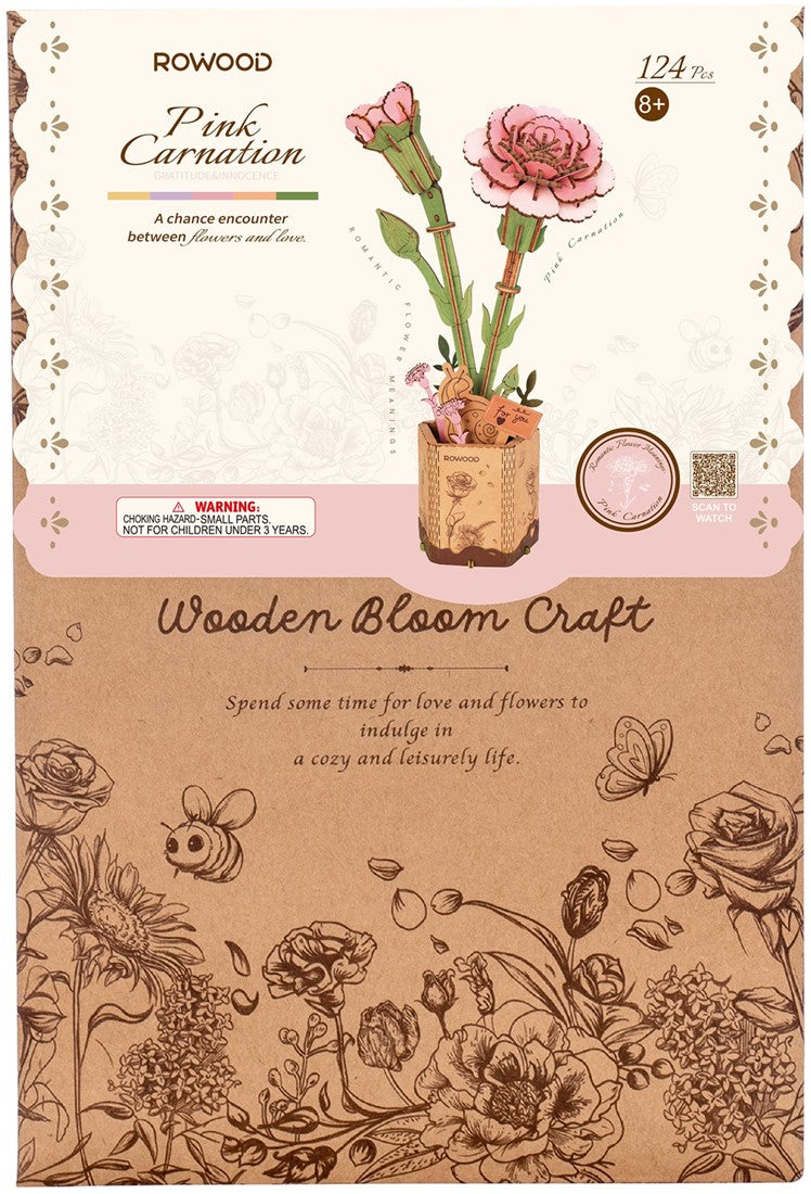 Robotime Pink Carnation (TW051)