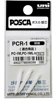Uni Posca PC1M Punten Navulling 3 stuks (PCR-1)