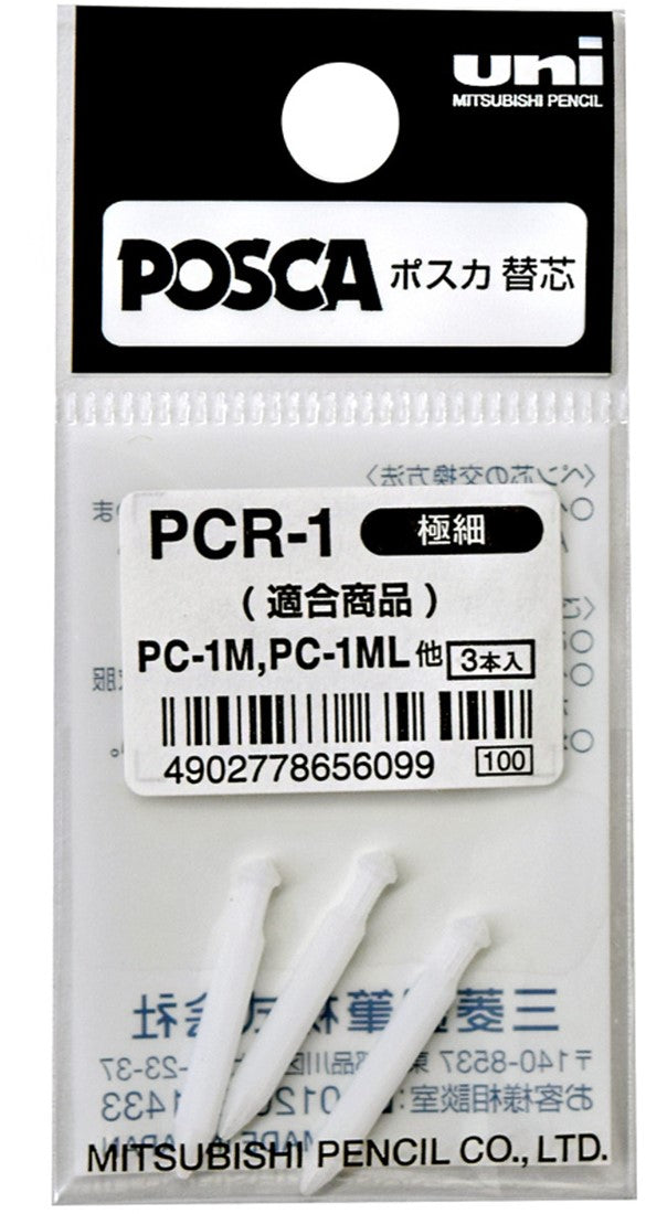 Uni Posca PC1M Punten Navulling 3 stuks (PCR-1)