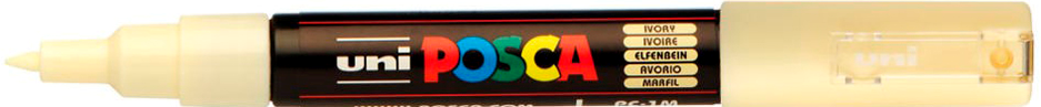 Uni Posca Verfmarker - lijndikte: 0,7 mm - PC-1MC - Ivoor - 46