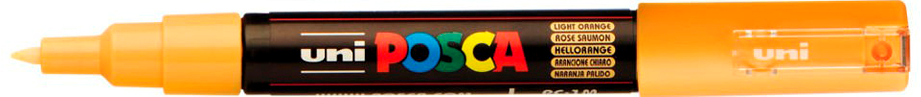 Uni Posca Verfmarker - lijndikte: 0,7 mm - PC-1MC - Zalmroze - 54