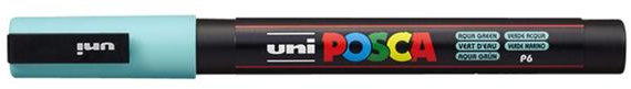 Uni Posca Verfmarker - lijndikte: 0,9-1,3 mm - PC-3M - Aquagroen - P6