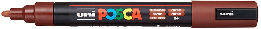 Uni Posca Verfmarker - lijndikte: 2,5 mm - PC-5M - Cacao - 84