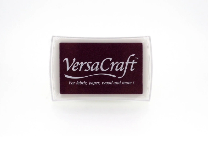 Tsukineko • VersaCraft Stempelkussen Groot Burgundy (VK-000-161) *
