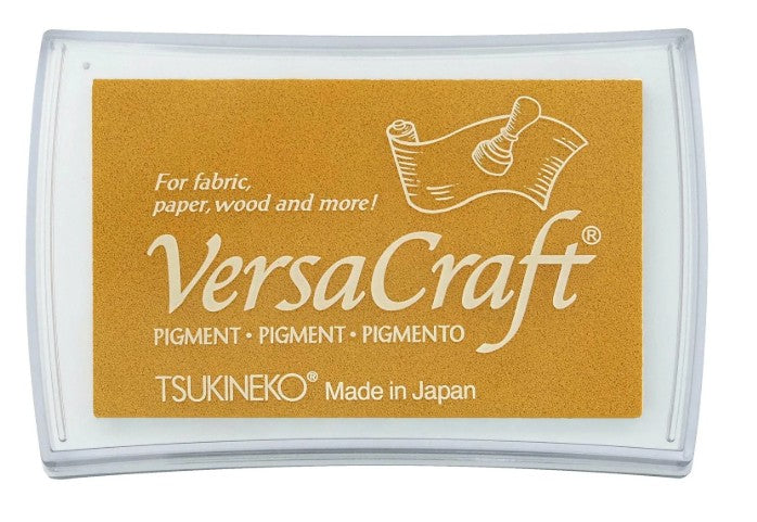 Tsukineko • VersaCraft Stempelkussen Groot - Mustard Yellow (VK-000-212) *