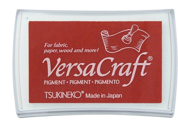 Tsukineko • VersaCraft Stempelkussen Groot - Cherry Red (VK-000-K03) *